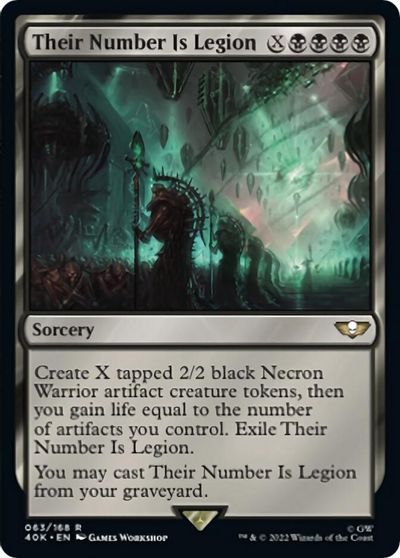 Their Number Is Legion (Surge Foil) card art