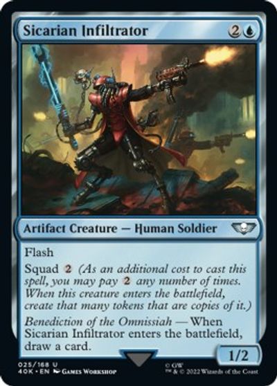 Sicarian Infiltrator (Surge Foil) card art