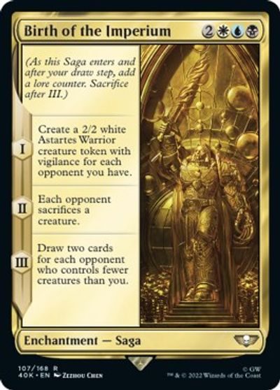 Birth of the Imperium (Surge Foil) card art