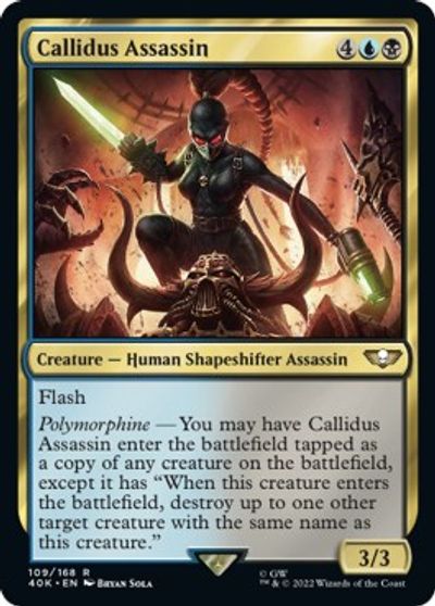Callidus Assassin (Surge Foil) card art