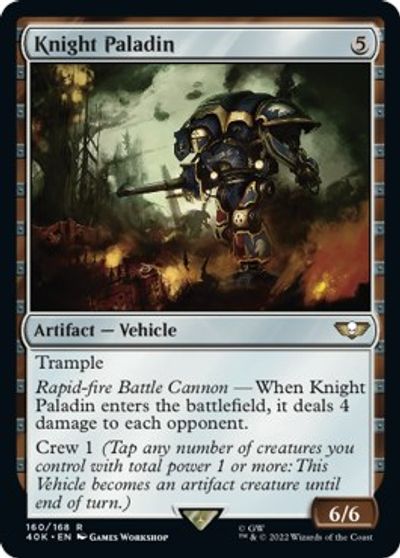 Knight Paladin (Surge Foil) card art