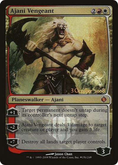 Ajani Vengeant card art