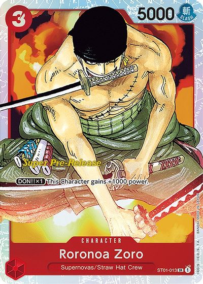 Roronoa Zoro card art