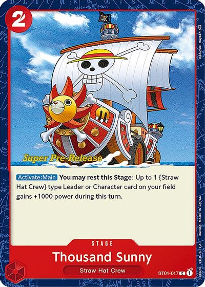 Thousand Sunny card art