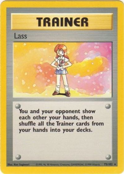Lass card art