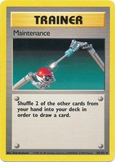 Maintenance card art