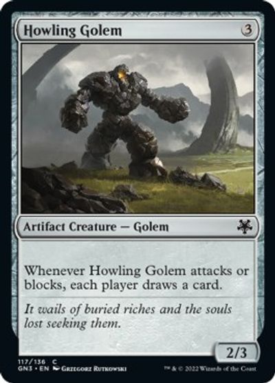 Howling Golem card art