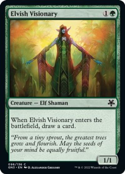 Elvish Visionary card art