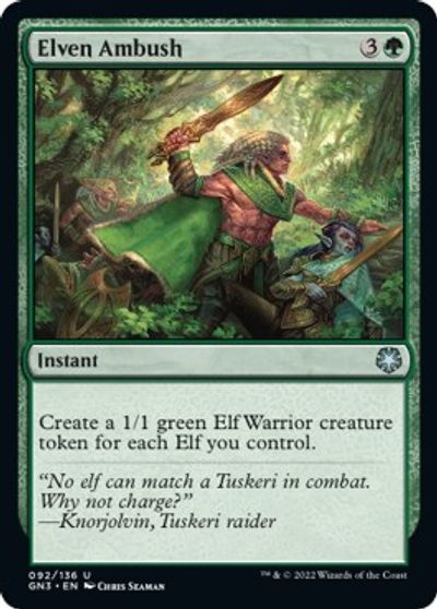 Elven Ambush card art