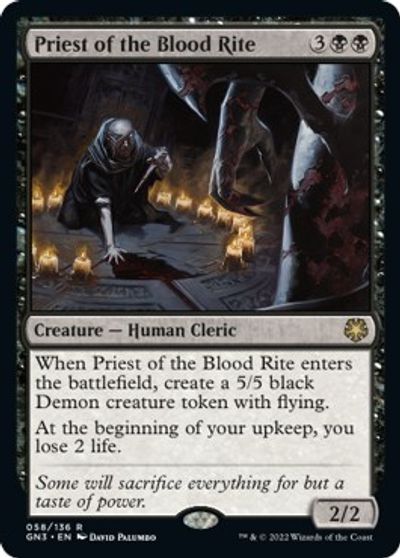 Priest of the Blood Rite card art