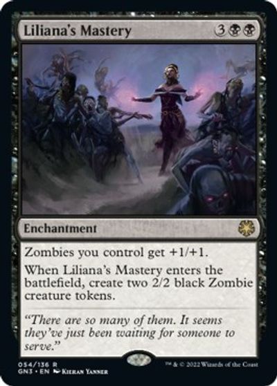 Liliana's Mastery card art