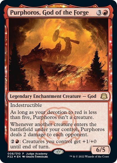 Purphoros, God of the Forge card art