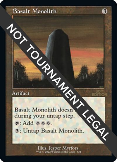 Basalt Monolith (Retro Frame) card art