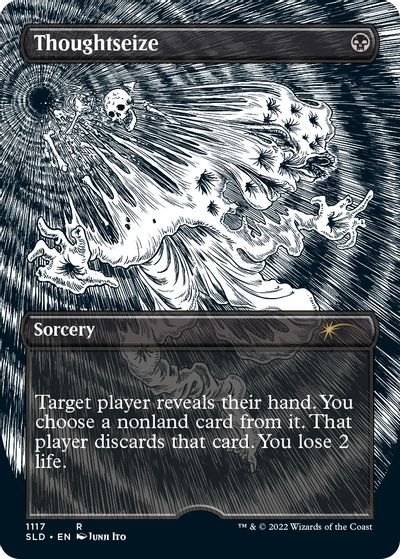 Thoughtseize (Borderless) card art