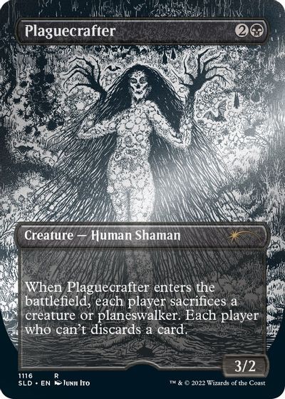 Plaguecrafter (Borderless) (Foil Etched) card art
