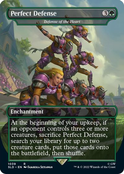 Perfect Defense - Defense of the Heart (Borderless) card art