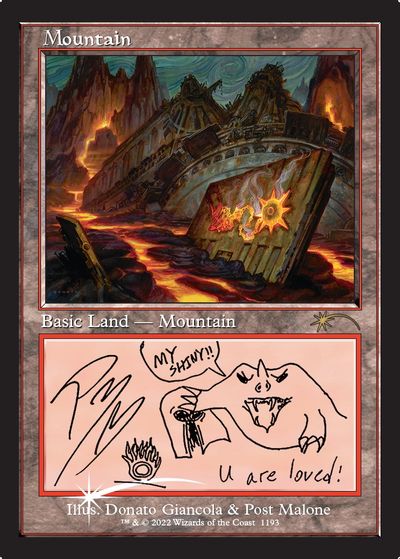 Mountain (Post Malone) card art