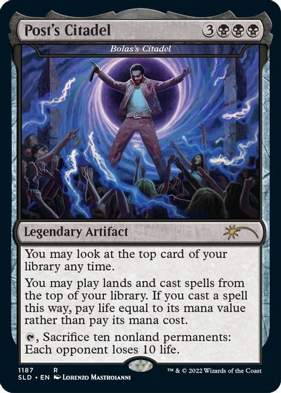 Post's Citadel - Bolas's Citadel (Post Malone) card art