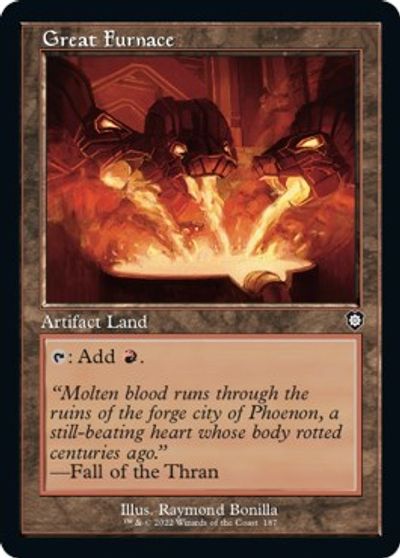 Great Furnace (Retro Frame) card art