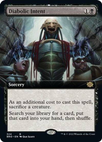 Diabolic Intent (Extended Art) card art