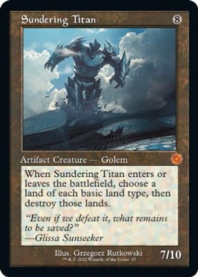 Sundering Titan card art