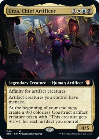 Urza, Chief Artificer (Extended Art) card art