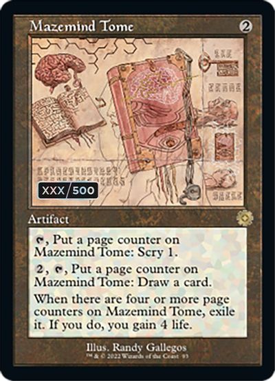 Mazemind Tome (Schematic) (Serial Numbered) card art