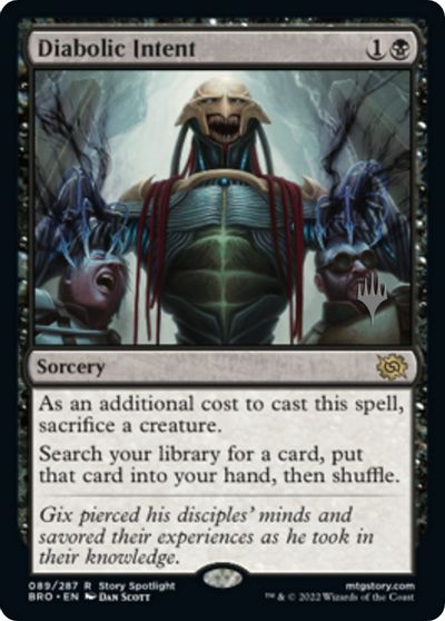 Diabolic Intent card art