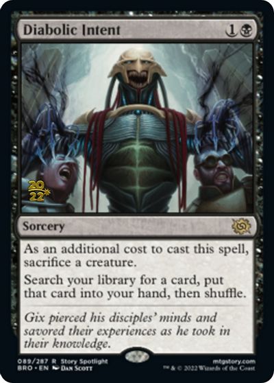 Diabolic Intent card art