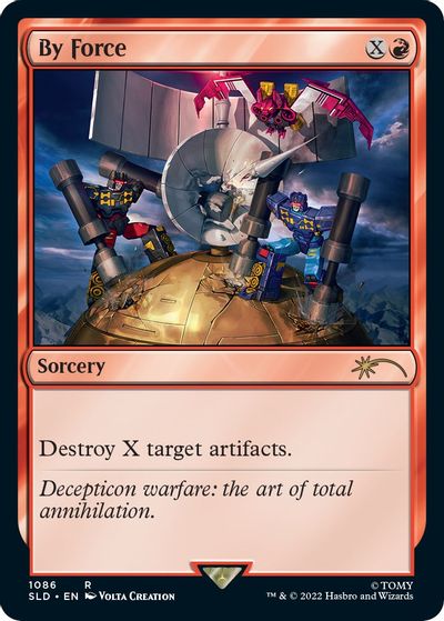 By Force card art