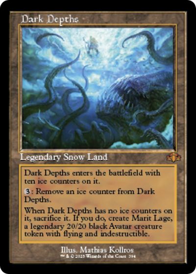 Dark Depths (Retro Frame) card art