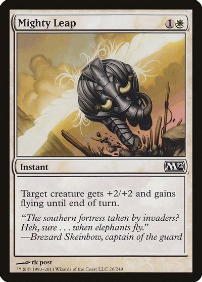 Mighty Leap card art