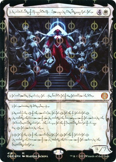 Elesh Norn, Mother of Machines (Phyrexian) (Step-and-Compleat Foil) card art