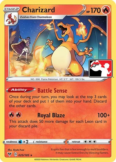 Charizard card art