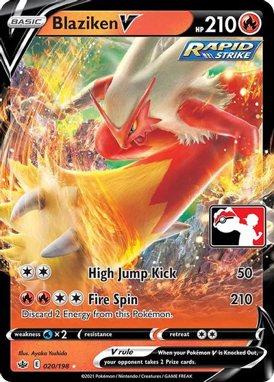 Blaziken V card art
