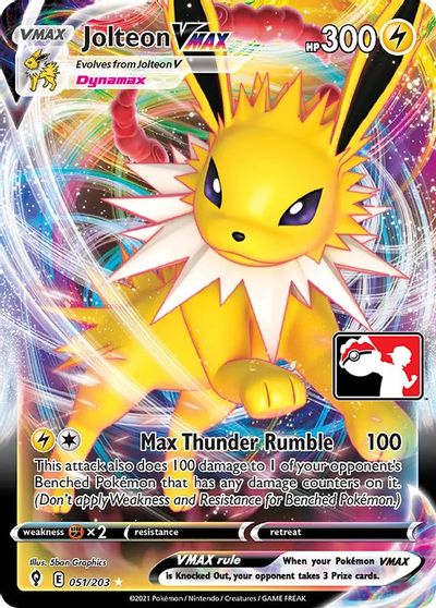 Jolteon VMAX - 051/203 card art