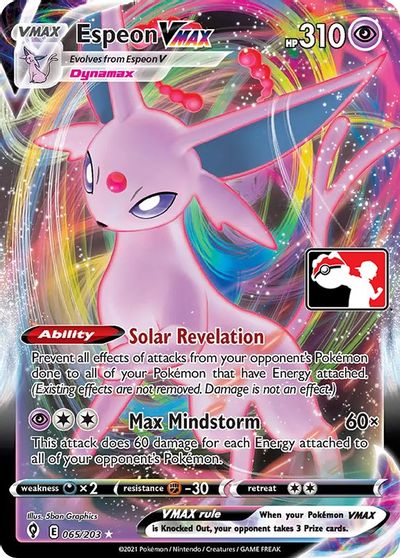 Espeon VMAX card art