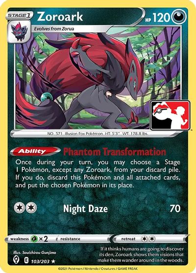 Zoroark - 103/203 card art