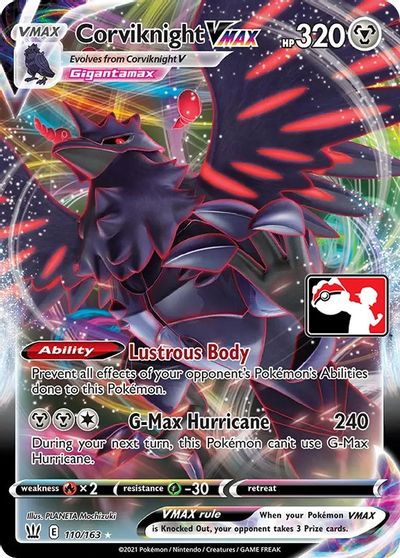 Corviknight VMAX card art