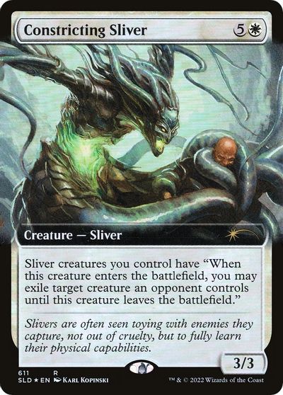 Constricting Sliver (Extended Art) card art