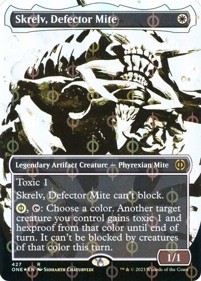 Skrelv, Defector Mite (Showcase) (Step-and-Compleat Foil) card art