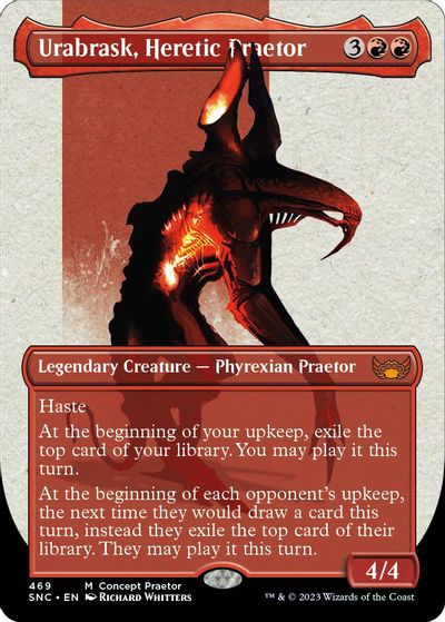 Urabrask, Heretic Praetor (Concept Praetor) (Step-And-Compleat Foil) card art