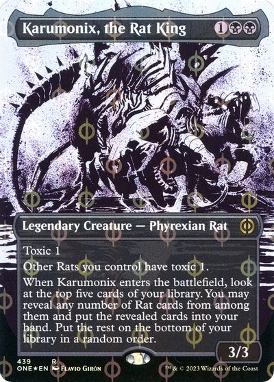 Karumonix, the Rat King (Showcase) (Step-and-Compleat Foil) card art
