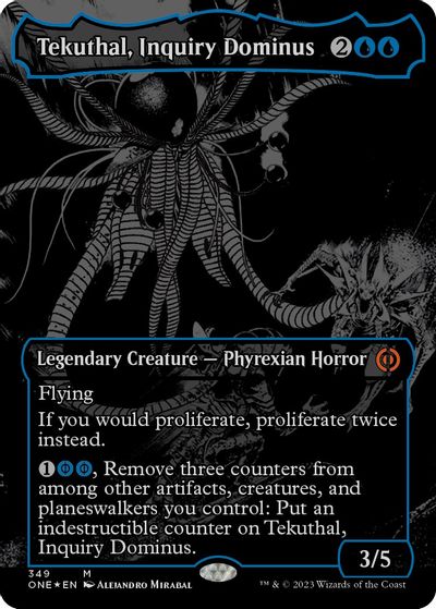 Tekuthal, Inquiry Dominus (Oil Slick Raised Foil) card art