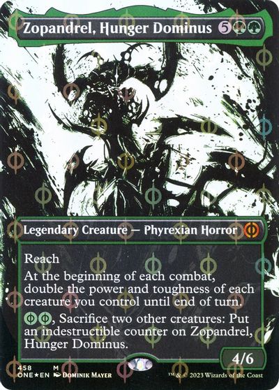 Zopandrel, Hunger Dominus (Showcase) (Step-and-Compleat Foil) card art
