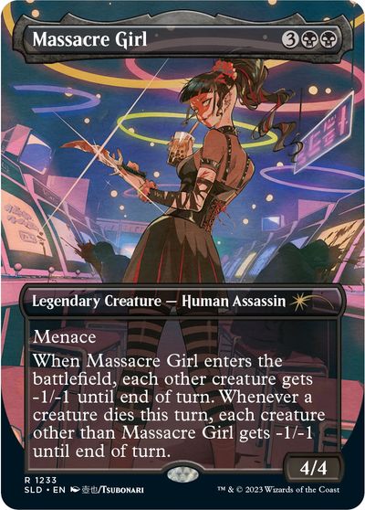 Massacre Girl card art