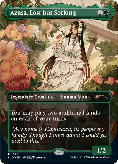 Azusa, Lost but Seeking card art