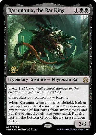 Karumonix, the Rat King card art