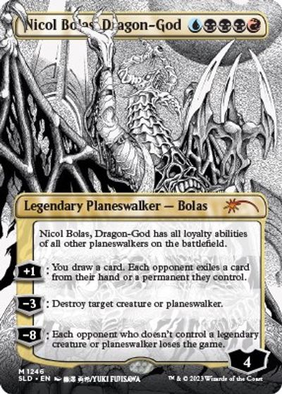 Nicol Bolas, Dragon-God (Borderless) card art