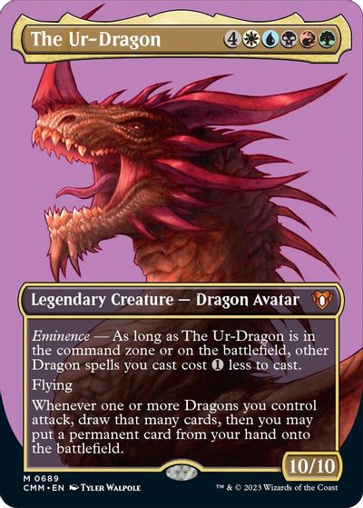 The Ur-Dragon (Borderless) card art